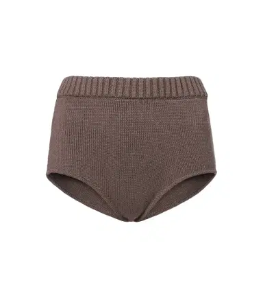 Magda Butrym Ribbed-knit cotton shorts | Thumbnail 1 Magda Butrym Ribbed-knit cotton shorts | Thumbnail 1
