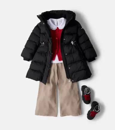 MONNALISA Belted puffer coat | Thumbnail 4 MONNALISA Belted puffer coat | Thumbnail 4