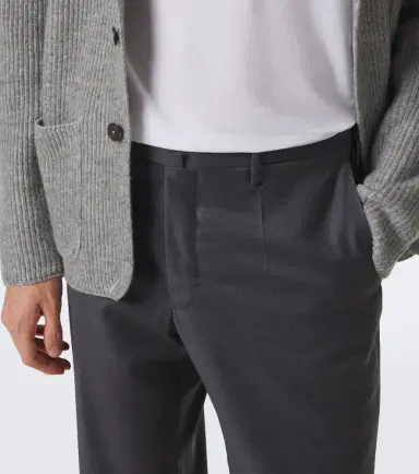 Slowear Virgin wool flannel slim pants | Thumbnail 3 Slowear Virgin wool flannel slim pants | Thumbnail 3