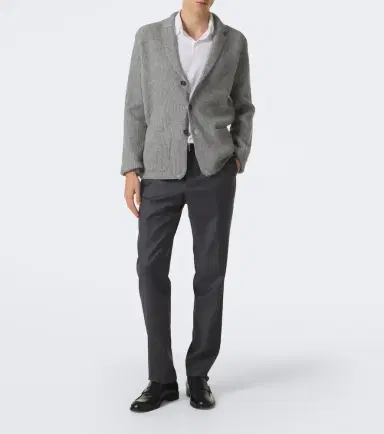 Slowear Virgin wool flannel slim pants | Thumbnail 4 Slowear Virgin wool flannel slim pants | Thumbnail 4