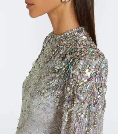 Jenny Packham Dakota embellished caped gown | Thumbnail 4 Jenny Packham Dakota embellished caped gown | Thumbnail 4