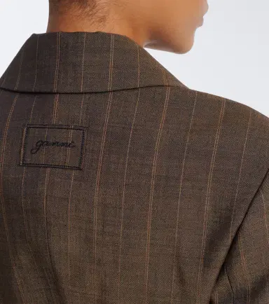 Ganni Striped wool blazer | Thumbnail 4 Ganni Striped wool blazer | Thumbnail 4