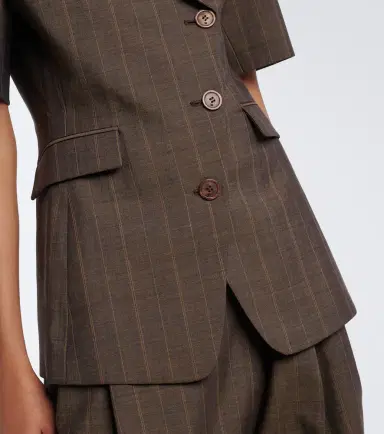 Ganni Striped wool blazer | Thumbnail 7 Ganni Striped wool blazer | Thumbnail 7