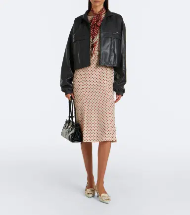 Prada Cropped leather jacket | Thumbnail 7 Prada Cropped leather jacket | Thumbnail 7