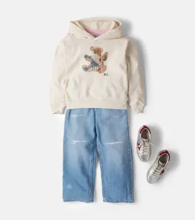 POLO RALPH LAUREN KIDS Embroidered cotton jersey hoodie | Thumbnail 4 POLO RALPH LAUREN KIDS Embroidered cotton jersey hoodie | Thumbnail 4