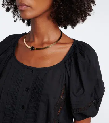 Ulla Johnson Clara embroidered cotton crop top | Thumbnail 4 Ulla Johnson Clara embroidered cotton crop top | Thumbnail 4