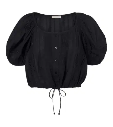 Ulla Johnson Clara embroidered cotton crop top | Thumbnail 1 Ulla Johnson Clara embroidered cotton crop top | Thumbnail 1