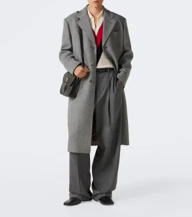 Valentino Herringbone virgin wool coat | Thumbnail 2 Valentino Herringbone virgin wool coat | Thumbnail 2