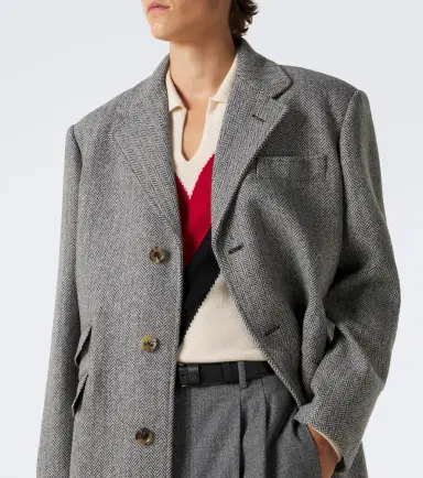 Valentino Herringbone virgin wool coat | Thumbnail 6 Valentino Herringbone virgin wool coat | Thumbnail 6