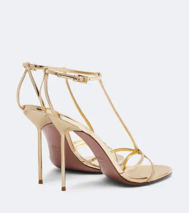 Paris Texas Lidia metallic patent leather sandals | Thumbnail 3 Paris Texas Lidia metallic patent leather sandals | Thumbnail 3