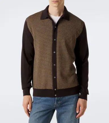 Lardini Houndstooth wool cardigan | Thumbnail 4 Lardini Houndstooth wool cardigan | Thumbnail 4