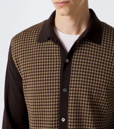 Lardini Houndstooth wool cardigan | Thumbnail 5 Lardini Houndstooth wool cardigan | Thumbnail 5