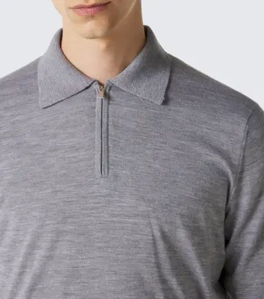 Lardini Wool, silk, and cashmere polo sweater | Thumbnail 5 Lardini Wool, silk, and cashmere polo sweater | Thumbnail 5