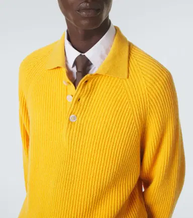 Umit Benan Diana cashmere polo sweater | Thumbnail 5 Umit Benan Diana cashmere polo sweater | Thumbnail 5