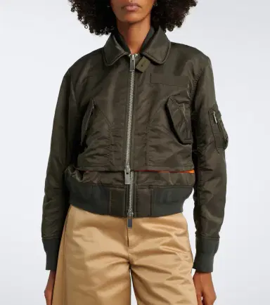Sacai Layered technical bomber jacket | Thumbnail 2 Sacai Layered technical bomber jacket | Thumbnail 2