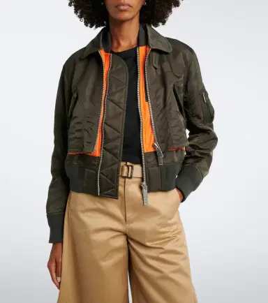 Sacai Layered technical bomber jacket | Thumbnail 3 Sacai Layered technical bomber jacket | Thumbnail 3