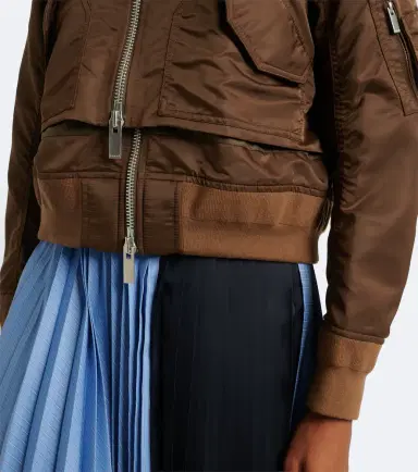 Sacai Layered technical bomber jacket | Thumbnail 4 Sacai Layered technical bomber jacket | Thumbnail 4