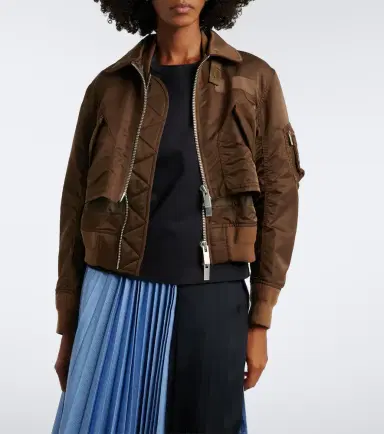 Sacai Layered technical bomber jacket | Thumbnail 5 Sacai Layered technical bomber jacket | Thumbnail 5