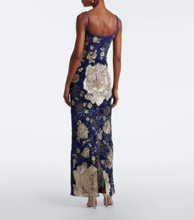 LA FUORI Là Fuori Sequined floral gown | Thumbnail 6 LA FUORI Là Fuori Sequined floral gown | Thumbnail 6