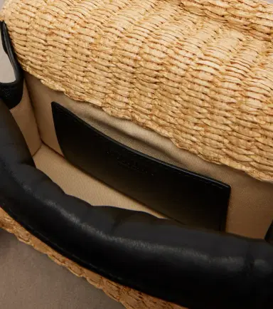 Jacquemus Rond Carré Small raffia-effect clutch | Thumbnail 3 Jacquemus Rond Carré Small raffia-effect clutch | Thumbnail 3