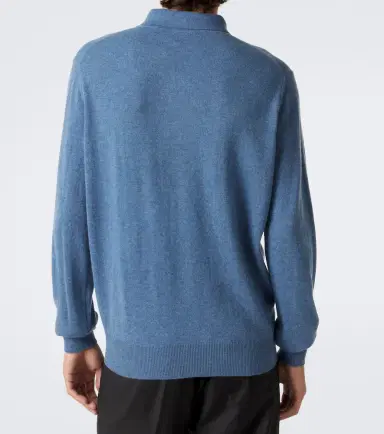 Rubinacci Cashmere polo sweater | Thumbnail 4 Rubinacci Cashmere polo sweater | Thumbnail 4