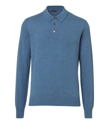 Rubinacci Cashmere polo sweater | Thumbnail 1 Rubinacci Cashmere polo sweater | Thumbnail 1