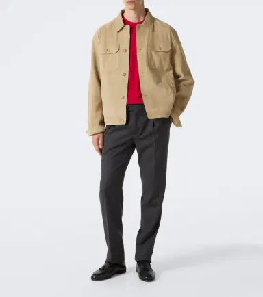 Rubinacci Virgin wool straight pants | Thumbnail 4 Rubinacci Virgin wool straight pants | Thumbnail 4