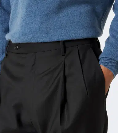 Rubinacci Virgin wool wide-leg pants | Thumbnail 5 Rubinacci Virgin wool wide-leg pants | Thumbnail 5