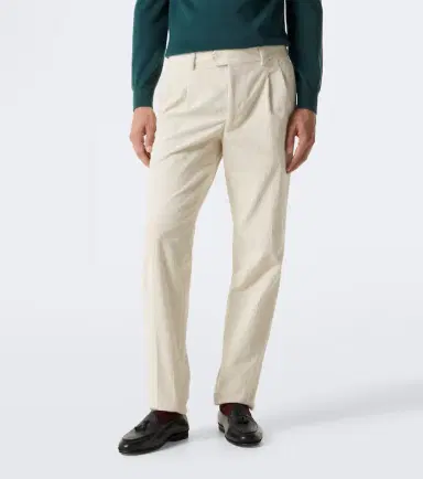 Rubinacci Modluca cotton corduroy straight pants | Thumbnail 2 Rubinacci Modluca cotton corduroy straight pants | Thumbnail 2