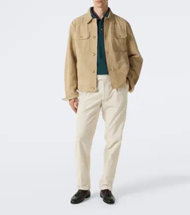 Rubinacci Modluca cotton corduroy straight pants | Thumbnail 4 Rubinacci Modluca cotton corduroy straight pants | Thumbnail 4