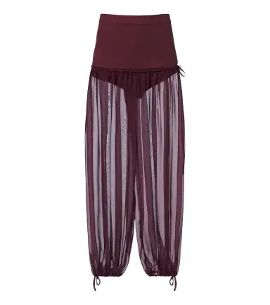 Nensi Dojaka Semi-sheer wide-leg pants | Thumbnail 1 Nensi Dojaka Semi-sheer wide-leg pants | Thumbnail 1