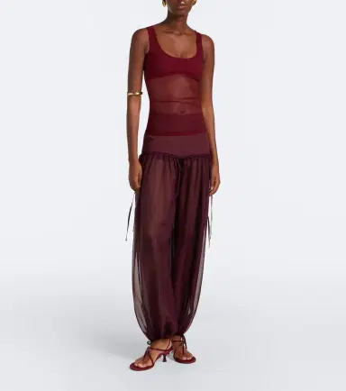Nensi Dojaka Semi-sheer tank top | Thumbnail 2 Nensi Dojaka Semi-sheer tank top | Thumbnail 2