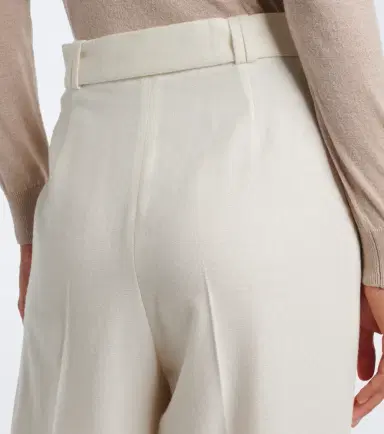 ELEVENTY Belted wool and cashmere wide-leg pants | Thumbnail 6 ELEVENTY Belted wool and cashmere wide-leg pants | Thumbnail 6