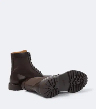 Brunello Cucinelli Leather lace-up boots | Thumbnail 5 Brunello Cucinelli Leather lace-up boots | Thumbnail 5