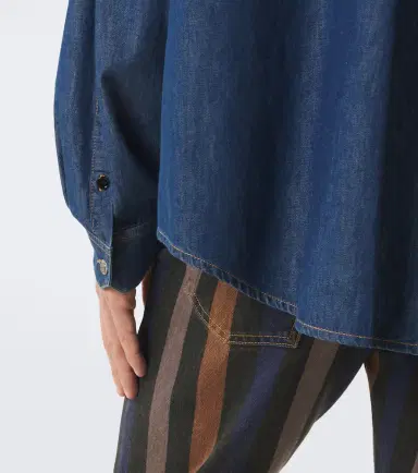 Versace Medusa denim overshirt | Thumbnail 2 Versace Medusa denim overshirt | Thumbnail 2