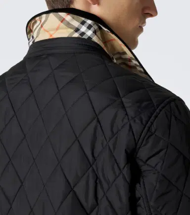 Burberry Haddington quilted corduroy-trimmed jacket | Thumbnail 4 Burberry Haddington quilted corduroy-trimmed jacket | Thumbnail 4