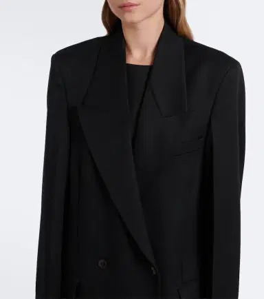 RÓHE Róhe Double-breasted virgin wool coat | Thumbnail 4 RÓHE Róhe Double-breasted virgin wool coat | Thumbnail 4