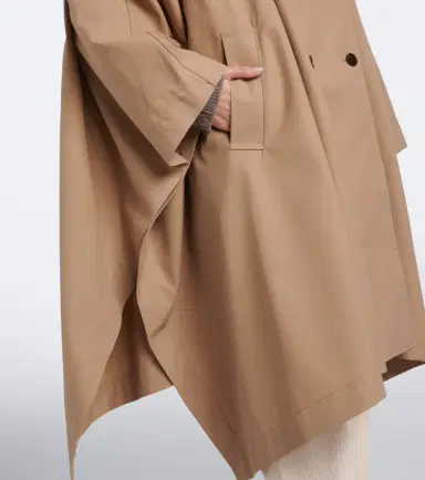 RÓHE Róhe Double-breasted cotton cape | Thumbnail 4 RÓHE Róhe Double-breasted cotton cape | Thumbnail 4