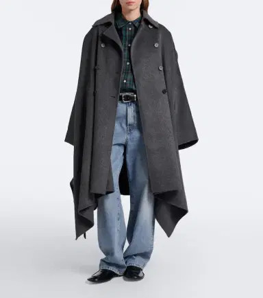 RÓHE Róhe Wool and cashmere cape | Thumbnail 2 RÓHE Róhe Wool and cashmere cape | Thumbnail 2