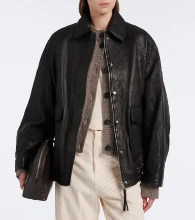 RÓHE Róhe Leather blouson jacket | Thumbnail 2 RÓHE Róhe Leather blouson jacket | Thumbnail 2
