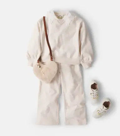 CHLOÉ KIDS Chloé Kids Embroidered cotton jersey sweater | Thumbnail 4 CHLOÉ KIDS Chloé Kids Embroidered cotton jersey sweater | Thumbnail 4