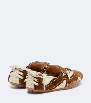 Acne Studios Leather and suede sneakers | Thumbnail 2 Acne Studios Leather and suede sneakers | Thumbnail 2