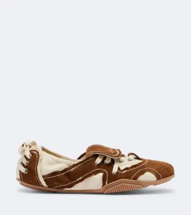 Acne Studios Leather and suede sneakers | Thumbnail 3 Acne Studios Leather and suede sneakers | Thumbnail 3