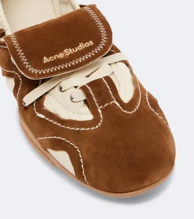 Acne Studios Leather and suede sneakers | Thumbnail 4 Acne Studios Leather and suede sneakers | Thumbnail 4