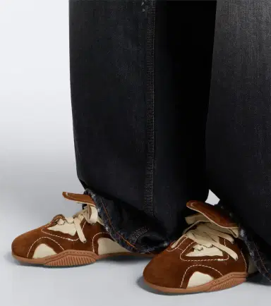 Acne Studios Leather and suede sneakers | Thumbnail 6 Acne Studios Leather and suede sneakers | Thumbnail 6