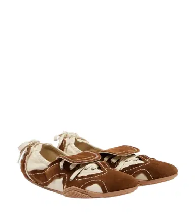 Acne Studios Leather and suede sneakers | Thumbnail 1 Acne Studios Leather and suede sneakers | Thumbnail 1