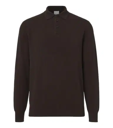 Allude Cashmere polo sweater | Thumbnail 1 Allude Cashmere polo sweater | Thumbnail 1