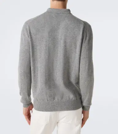 Allude Cashmere polo sweater | Thumbnail 2 Allude Cashmere polo sweater | Thumbnail 2