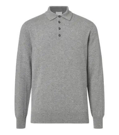 Allude Cashmere polo sweater | Thumbnail 1 Allude Cashmere polo sweater | Thumbnail 1
