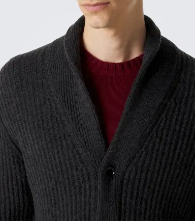 Allude Ribbed-knit wool and cashmere cardigan | Thumbnail 2 Allude Ribbed-knit wool and cashmere cardigan | Thumbnail 2